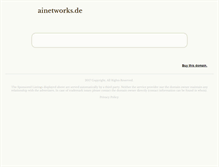 Tablet Screenshot of ainetworks.de